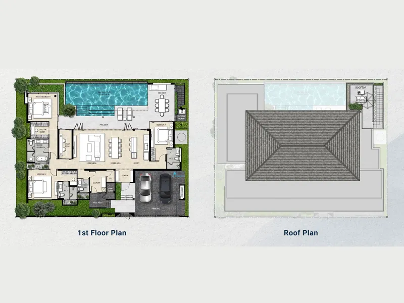 The Title Villa Kirara, floor plan