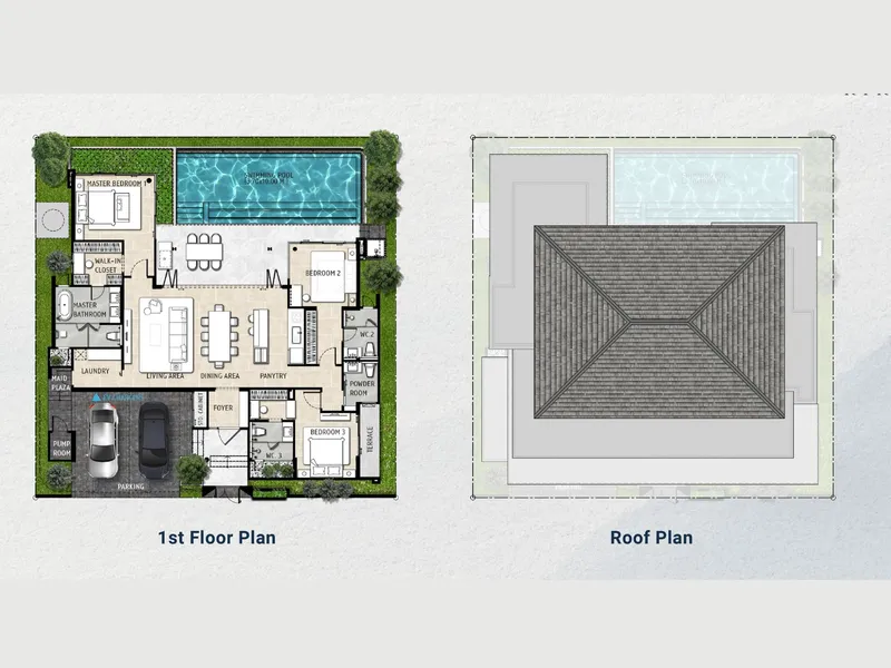 The Title Villa Kirara, floor plan