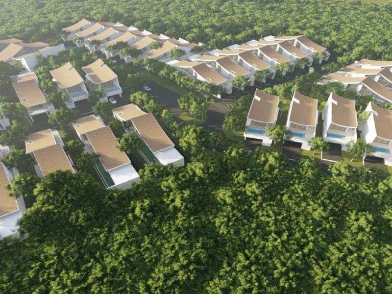 Villa 3-bedroom 412.5 sqm in The Trinity Village (Bang Tao) · Developer render