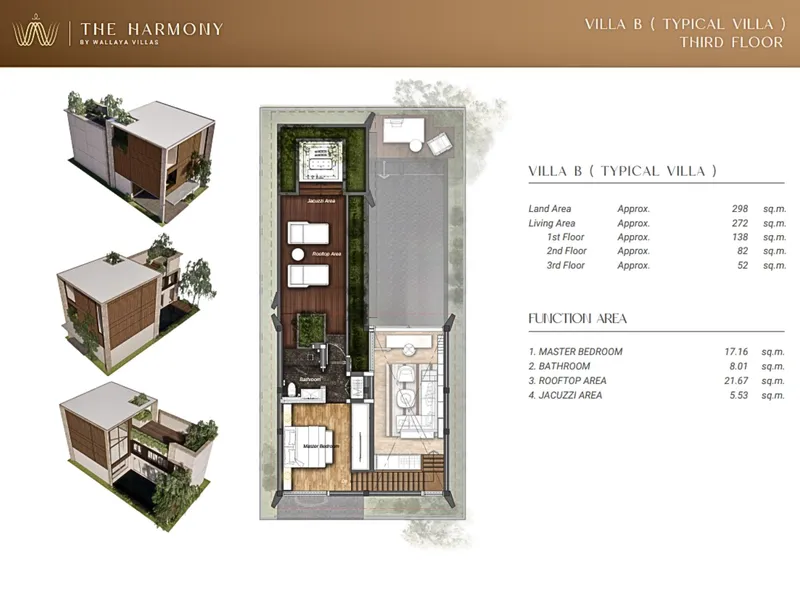 HARMONY by Wallaya Villas, floor plan