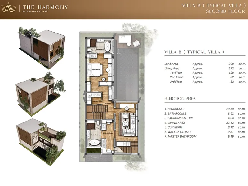 HARMONY by Wallaya Villas, floor plan