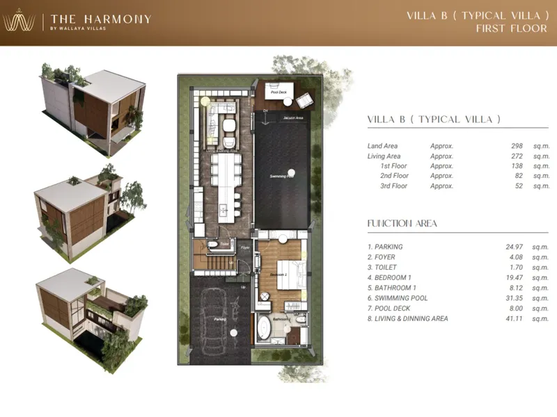 HARMONY by Wallaya Villas, floor plan