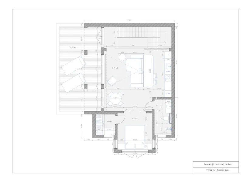 CASA NOI, floor plan: bedroom