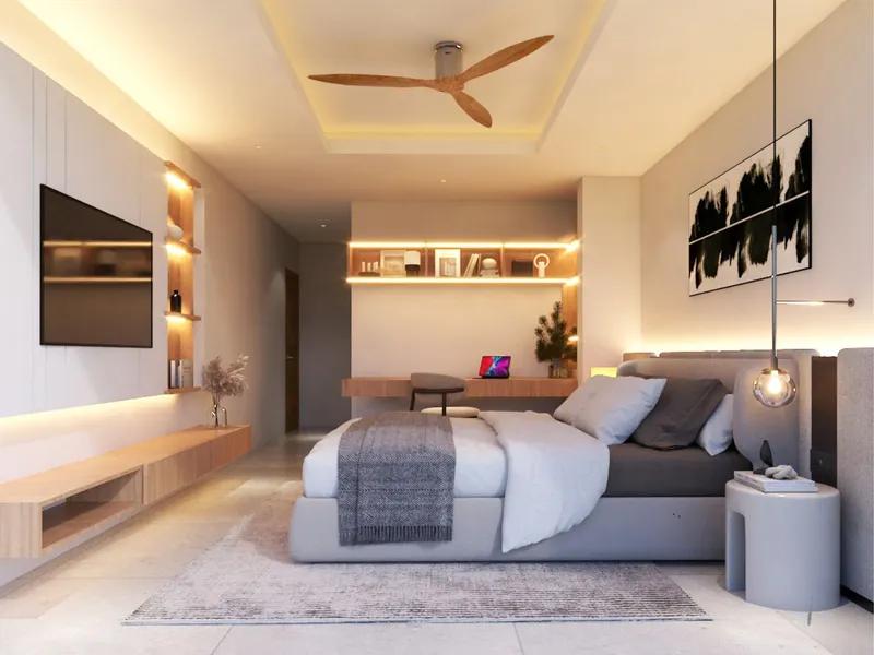 Villa 3-bedroom 254 sqm in Golden Pool Villa (Plai Laem) · bedroom