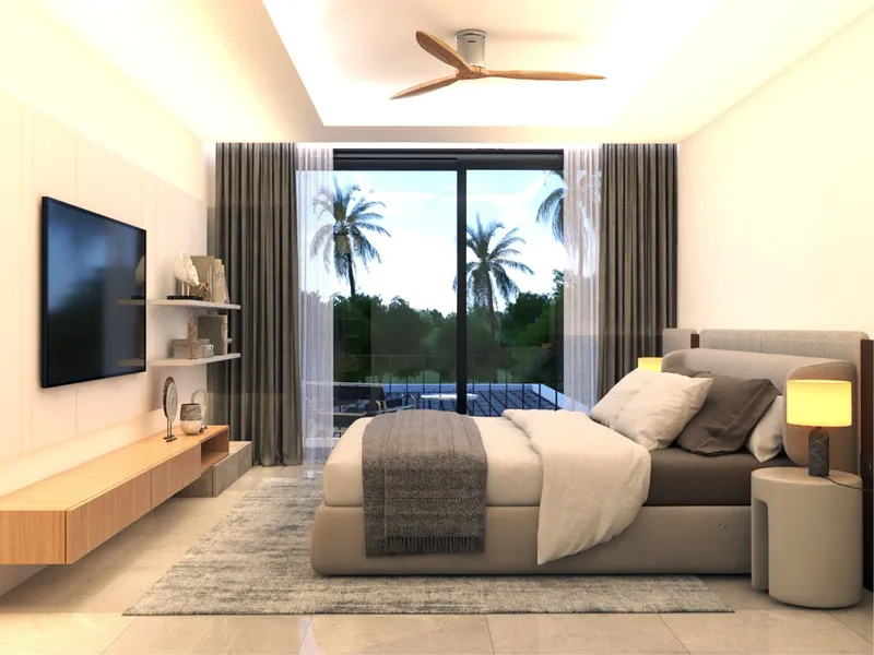 Villa 3-bedroom 254 sqm in Golden Pool Villa (Plai Laem) · bedroom