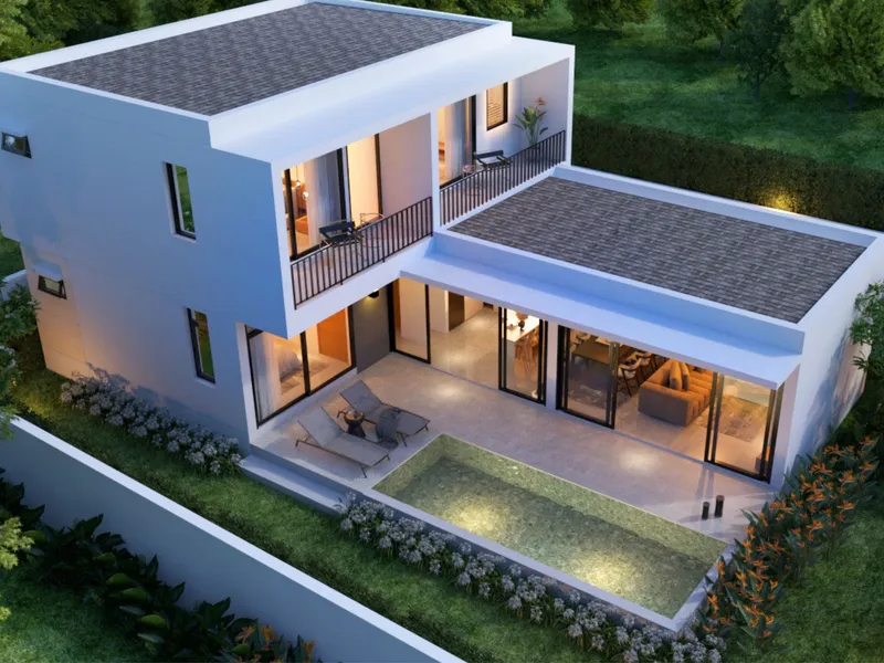 Villa 3-bedroom 254 sqm in Golden Pool Villa (Plai Laem) · exterior