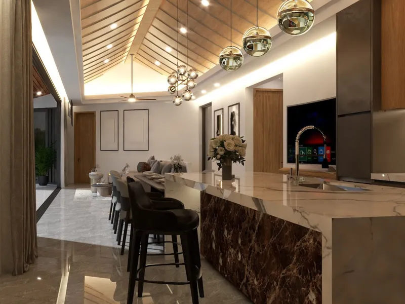 Villa 3-bedroom 350 sqm in Green Hills (Lamai) · kitchen