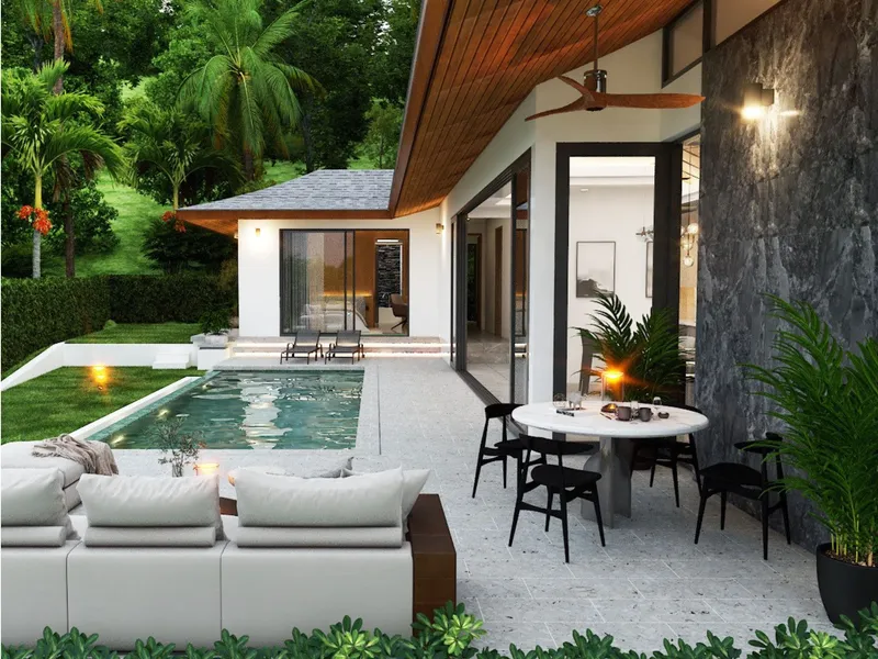 Villa 3-bedroom 350 sqm in Green Hills (Lamai) · pool