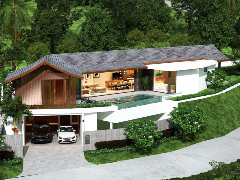 Villa 3-bedroom 350 sqm in Green Hills (Lamai) · exterior