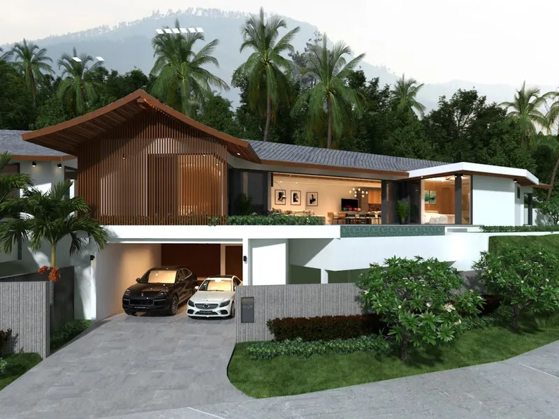Villa 3-bedroom 350 sqm in Green Hills (Lamai) · exterior