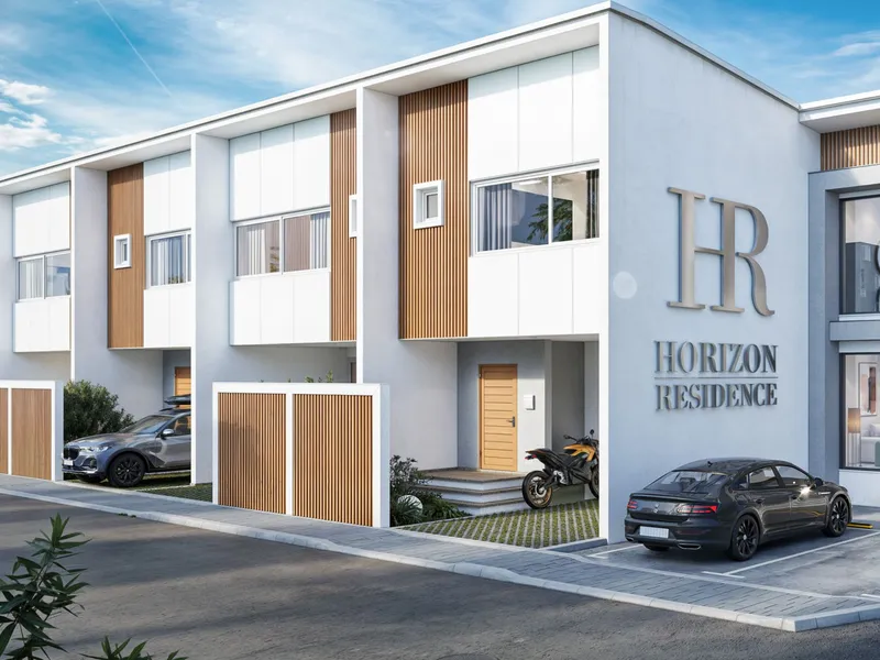 Townhouse 3-bedroom 192 sqm in Horizon Platinum Residence (Plai Laem) · exterior