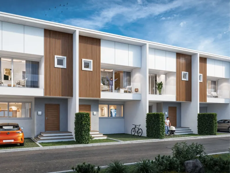 Townhouse 3-bedroom 192 sqm in Horizon Platinum Residence (Plai Laem) · exterior