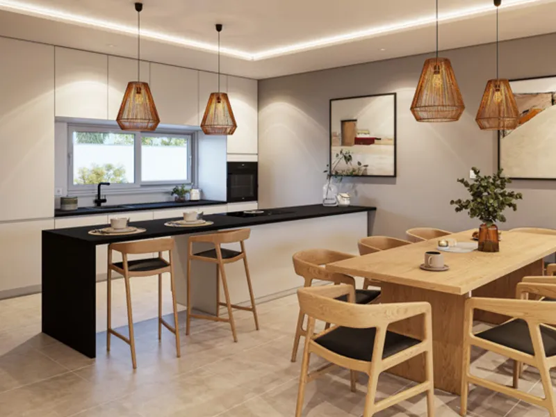 Townhouse 3-bedroom 192 sqm in Horizon Platinum Residence (Plai Laem) · interior