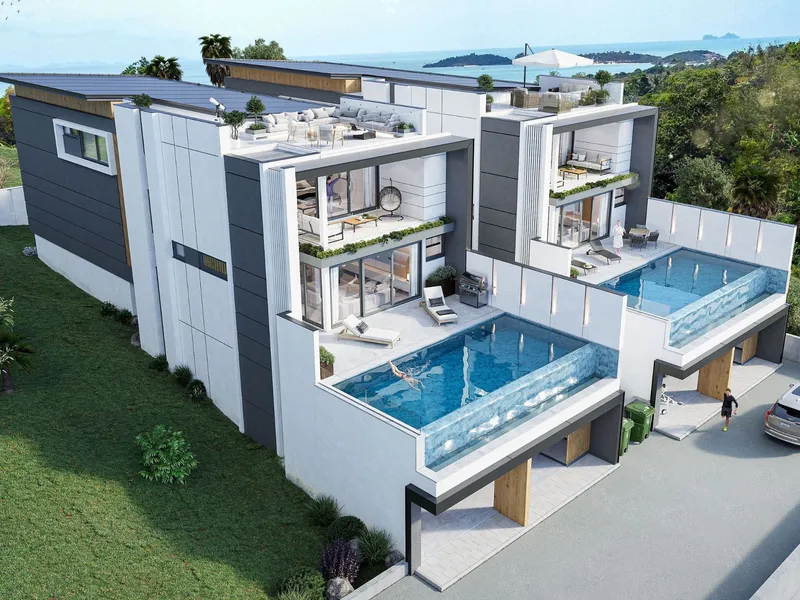 Villa 4-bedroom 545 sqm in Horizon Twilight Villas (Plai Laem) · exterior