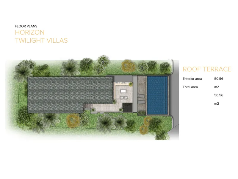 Villa 4-bedroom 545 sqm in Horizon Twilight Villas (Plai Laem) · Development floor plan