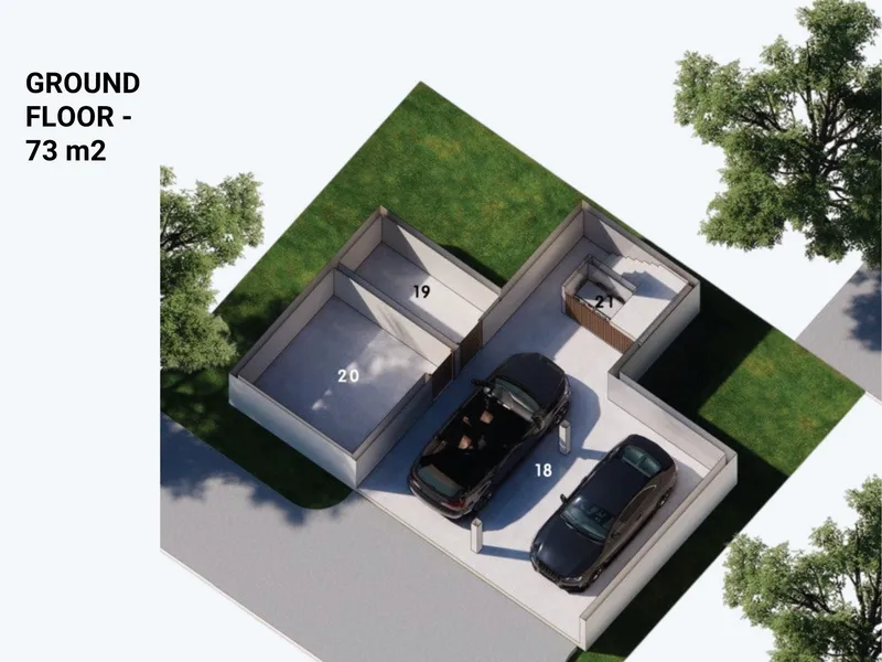 Villa 3-bedroom 200 sqm in IO Villas (Plai Laem) · Development floor plan