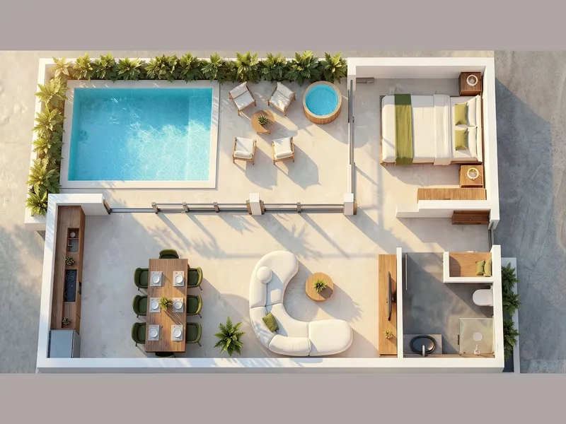 Longevity Resort, floor plan