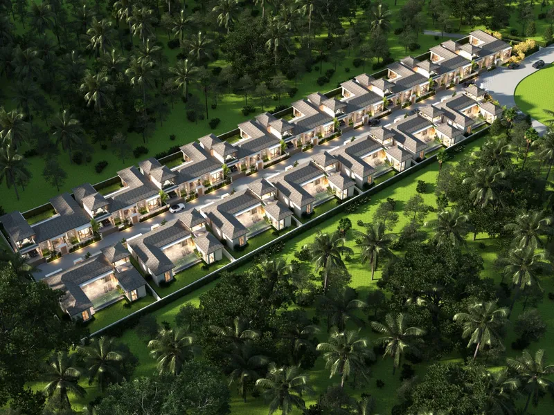 Villa 3-bedroom 276 sqm in Naga Kiri Samui (Lamai) · Developer render