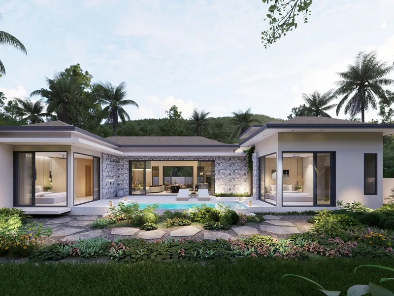 Villa 3-bedroom 270 sqm in Oasis Paradise Villas (Chaweng Noi) · exterior