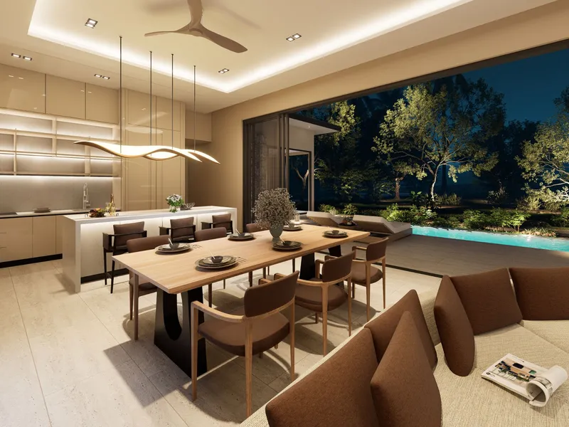 Villa 3-bedroom 270 sqm in Oasis Paradise Villas (Chaweng Noi) · interior
