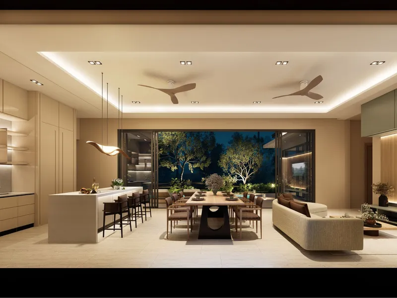 Villa 3-bedroom 270 sqm in Oasis Paradise Villas (Chaweng Noi) · interior