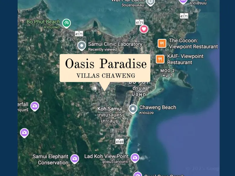 Villa 3-bedroom 270 sqm in Oasis Paradise Villas (Chaweng Noi) · Development floor plan