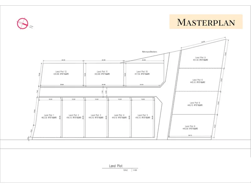 Villa 3-bedroom 270 sqm in Oasis Paradise Villas (Chaweng Noi) · Development floor plan